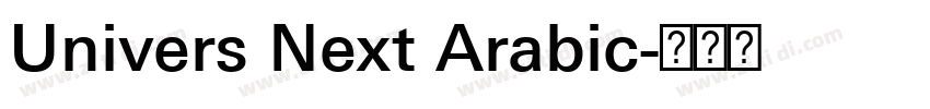 Univers Next Arabic字体转换